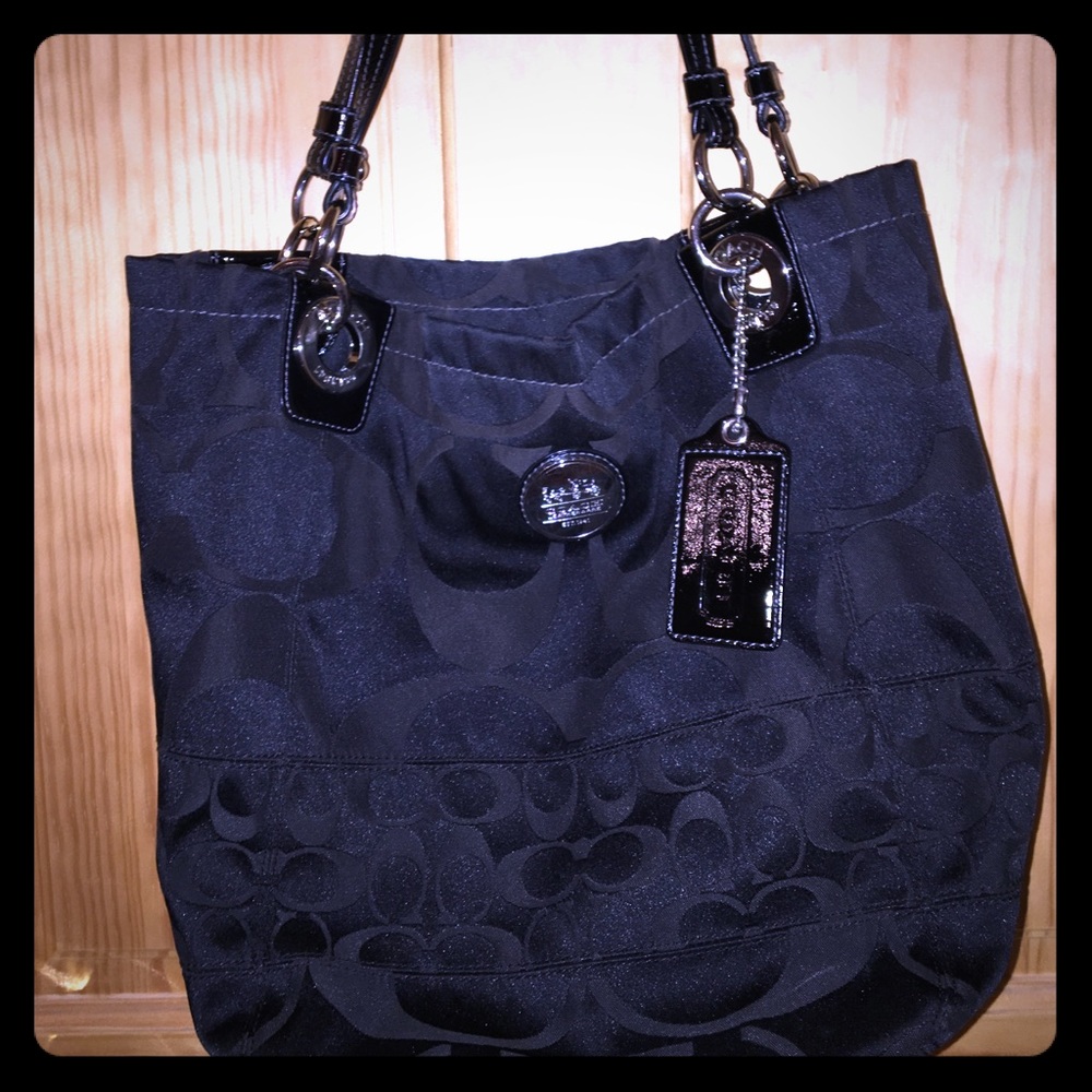 Authentic Coach Black shoulder bag ⚫️👜
